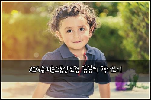 AIG슈퍼논스톱암보험 꼼꼼히 챙겨보기