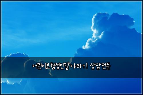์ด๋ฆฐ์ด๋ณดํ์ฑ์ธ๊ฐ์ํ๊ธฐ ์๋ด์ ๋ฌธ
