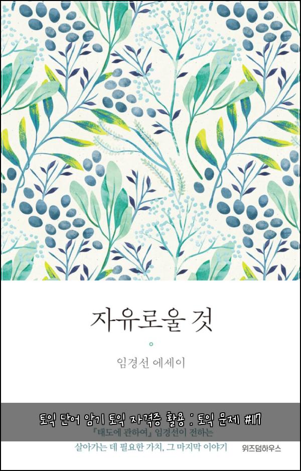 토익 단어 암기 토익 자격증 활용 : 토익 문제 #117