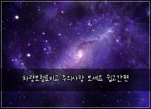 ์ฐจ๋๋ณดํ๋ฃ๋น๊ต ์ฃผ์์ฌํญ ๋ณด์ธ์ ์ฝ๊ณ ๊ฐํธ