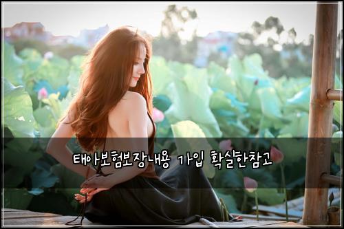 태아보험보장내용 가입 확실한참고