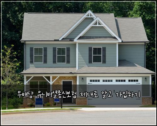 무배당 유니버셜종신보험 제대로 알고 가입하기