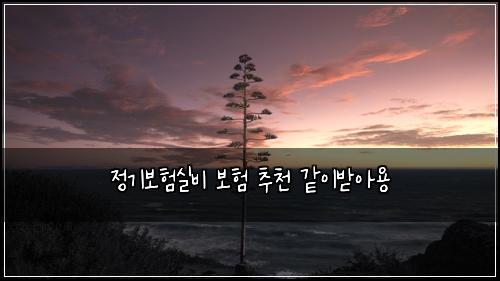์ ๊ธฐ๋ณดํ์ค๋น ๋ณดํ ์ถ์ฒ ๊ฐ์ด๋ฐ์์ฉ