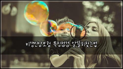 비갱신암보험 특징점검  알뜰히찾는법