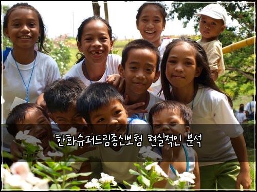 한화슈퍼드림종신보험 현실적인 분석