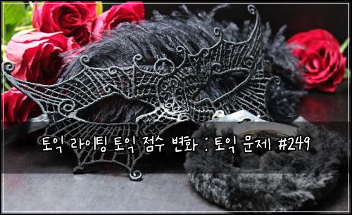 토익 라이팅 토익 점수 변화 : 토익 문제 #249