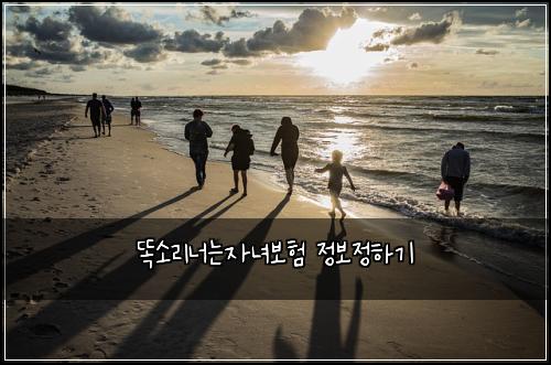 똑소리너는자녀보험 정보정하기 