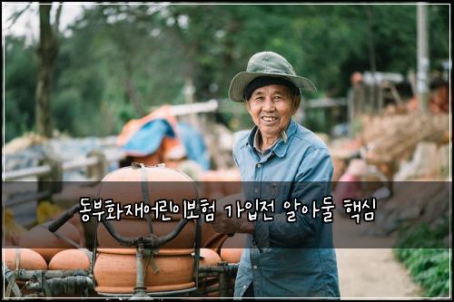 동부화재어린이보험 가입전 알아둘 핵심