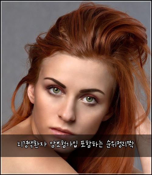 뇌경색환자 암보험가입 포함하는 순위정리쫙