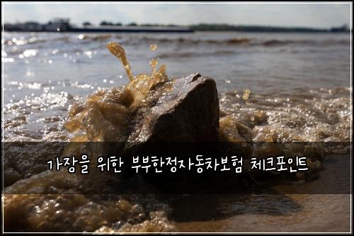 가장을 위한 부부한정자동차보험 체크포인트