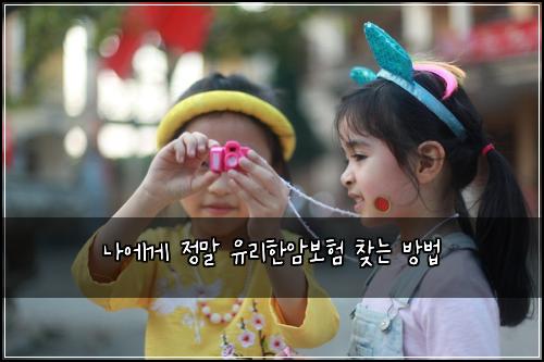 나에게 정말 유리한암보험 찾는 방법
