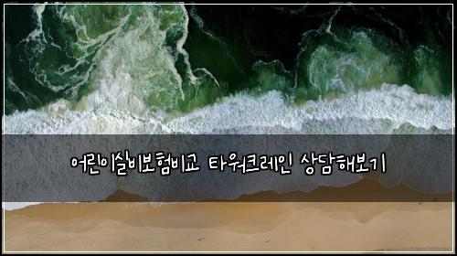 어린이실비보험비교 타워크레인 상담해보기