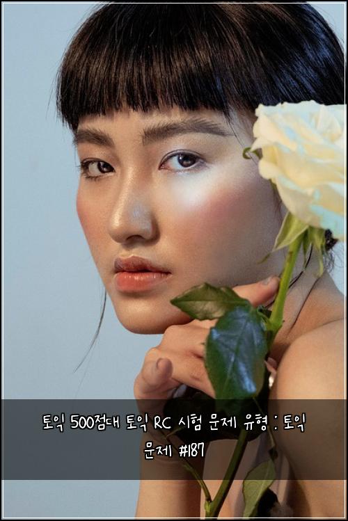 토익 500점대 토익 RC 시험 문제 유형 : 토익 문제 #187