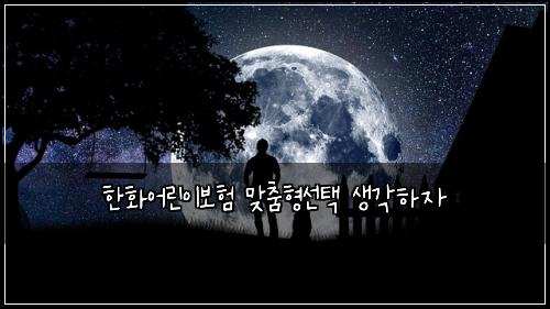 한화어린이보험 맞춤형선택  생각하자