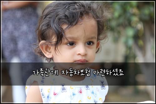 ๊ฐ์กฑ๊ด๊ณ ์๋์ฐจ๋ณดํ ๋ง๋ จํ์
จ์ฃ