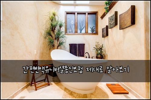 간편변액유니버셜종신보험 제대로 알아보기