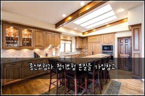 종신보험과 정기보험 본질을 가입참고