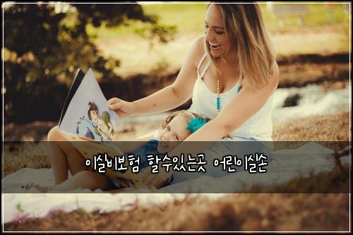 ์ด์ค๋น๋ณดํ ํ ์์๋๊ณณ ์ด๋ฆฐ์ด์ค์