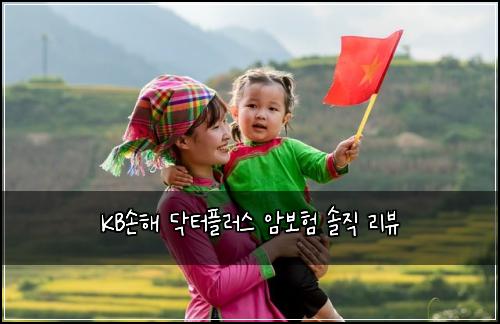 KB손해 닥터플러스 암보험 솔직 리뷰
