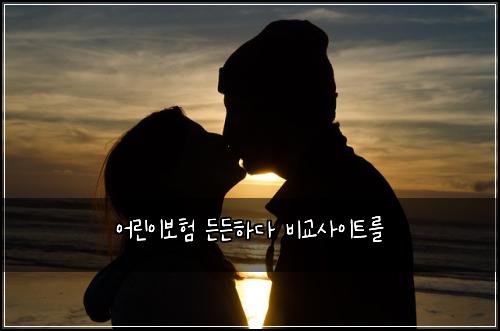 어린이보험 든든하다  비교사이트를