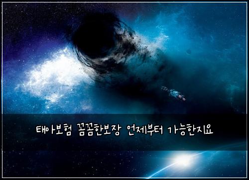 태아보험 꼼꼼한보장  언제부터 가능한지요
