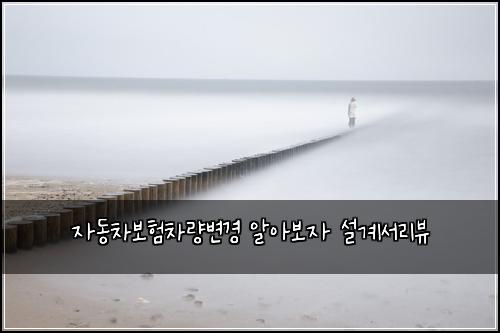 자동차보험차량변경 알아보자 설계서리뷰