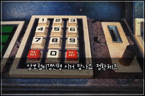 ์๋ณดํ๋น๊ฐฑ์ ํ ์ด๊ฑฐ ๋ง๋์ ์ ํ์ฒดํฌ