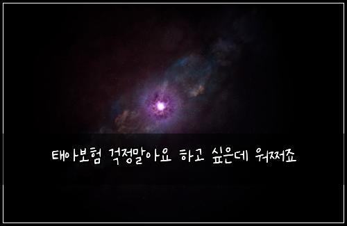 ํ์๋ณดํ ๊ฑฑ์ ๋ง์์ ํ๊ณ ์ถ์๋ฐ ์์ฉ์ฃ