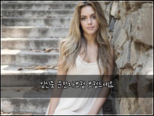 임신중 운전자보험 보험드세요 