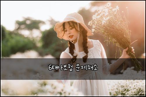 6태아보험 문제해소 