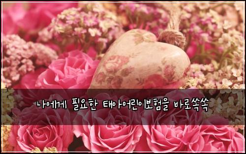 나에게 필요한 태아어린이보험을 바로쏙쏙