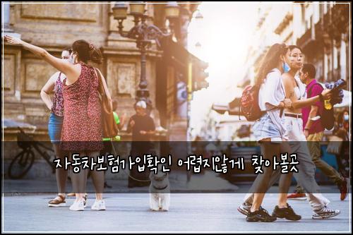 ์๋์ฐจ๋ณดํ๊ฐ์
ํ์ธ ์ด๋ ต์ง์๊ฒ ์ฐพ์๋ณผ๊ณณ