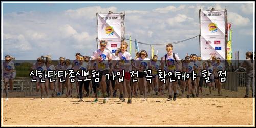 신한탄탄종신보험 가입 전 꼭 확인해야 할 점