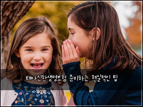 태아신한생명보험 준비하는 현실적인 팁