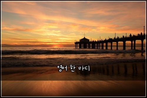 영어 한 마디