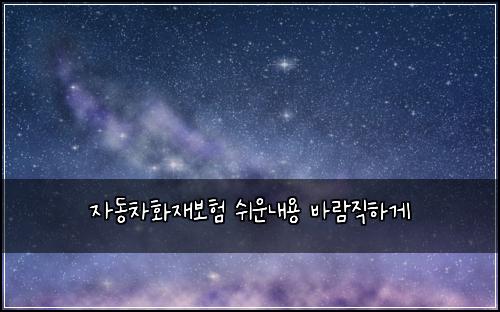 ์๋์ฐจํ์ฌ๋ณดํ ์ฌ์ด๋ด์ฉ ๋ฐ๋์งํ๊ฒ
