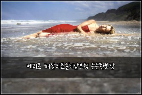 메리츠 해상의료실비암보험 든든한보장 