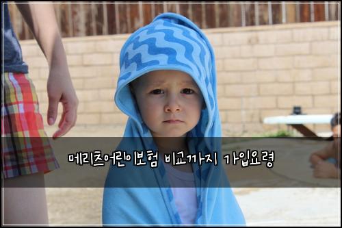 메리츠어린이보험 비교까지  가입요령