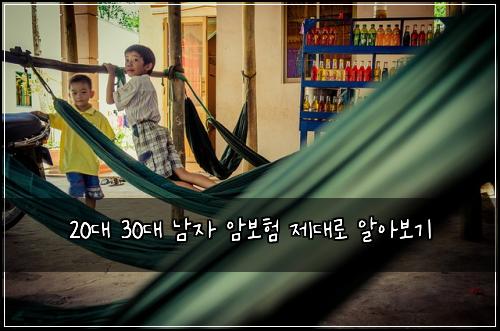 20대 30대 남자 암보험 제대로 알아보기