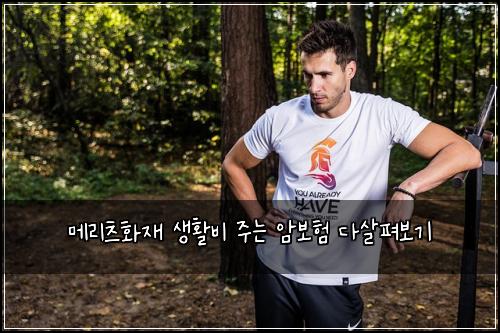 메리츠화재 생활비 주는 암보험 다살펴보기 