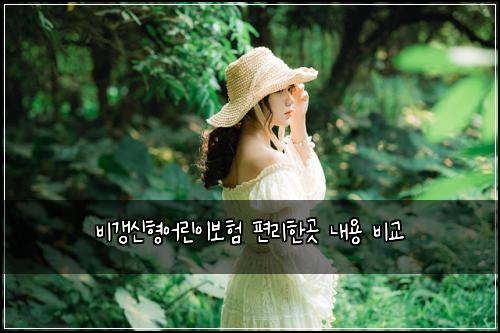 ๋น๊ฐฑ์ ํ์ด๋ฆฐ์ด๋ณดํ ํธ๋ฆฌํ๊ณณ ๋ด์ฉ ๋น๊ต