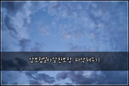 ์๋ณดํ์ผ๋ง์์ฐฌ๋ณด์ฅ ํ์
ํด๋๊ธฐ