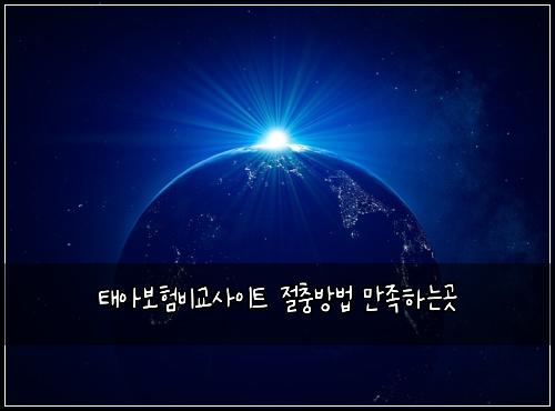 ํ์๋ณดํ๋น๊ต์ฌ์ดํธ ์ ์ถฉ๋ฐฉ๋ฒ ๋ง์กฑํ๋๊ณณ