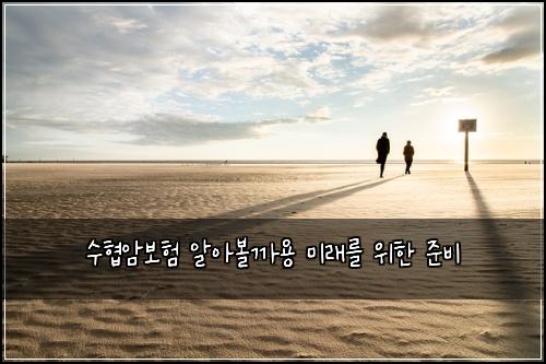 수협암보험 알아볼까용  미래를 위한 준비
