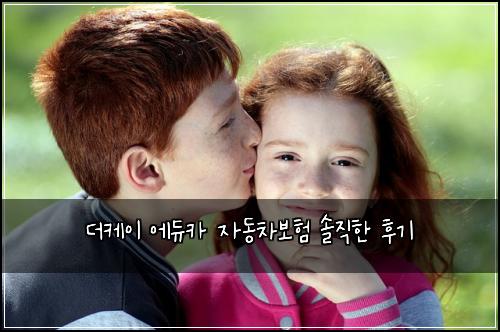 더케이 에듀카 자동차보험 솔직한 후기