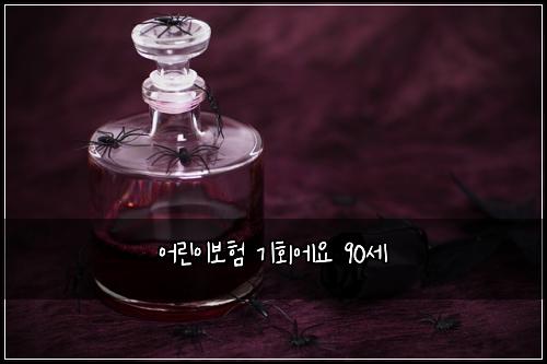 어린이보험 기회에요  90세