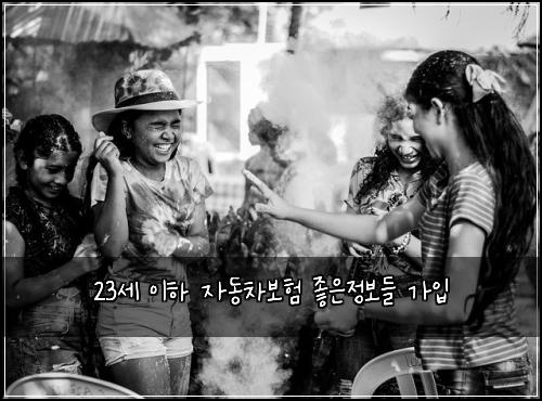 23세 이하 자동차보험 좋은정보들  가입