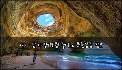여자 남자정기보험 좋아요  추천상품 정보