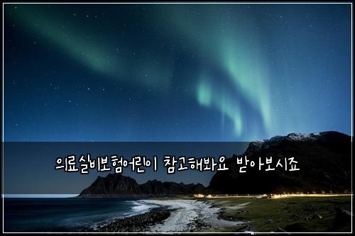 ์๋ฃ์ค๋น๋ณดํ์ด๋ฆฐ์ด ์ฐธ๊ณ ํด๋ด์ ๋ฐ์๋ณด์์ฃ