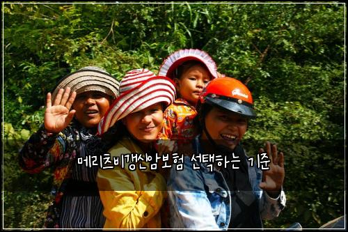 메리츠비갱신암보험 선택하는 기준
